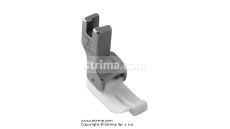 Pätka kompenzačná teflónová pre šijacie stroje, pravá 2.4mm TCR3/32 [MT211 1/2]